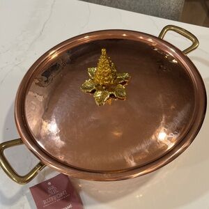 Ruffoni Historia Copper Braiser 10.2” with Christmas tree knob